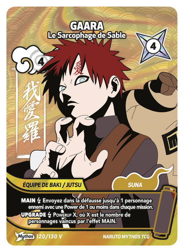 Gaara — Le Sarcophage de Sable (Naruto Mythos 120/130)