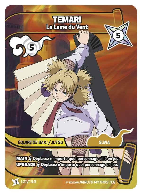 Temari — La Lame du Vent (Naruto Mythos 121/130)