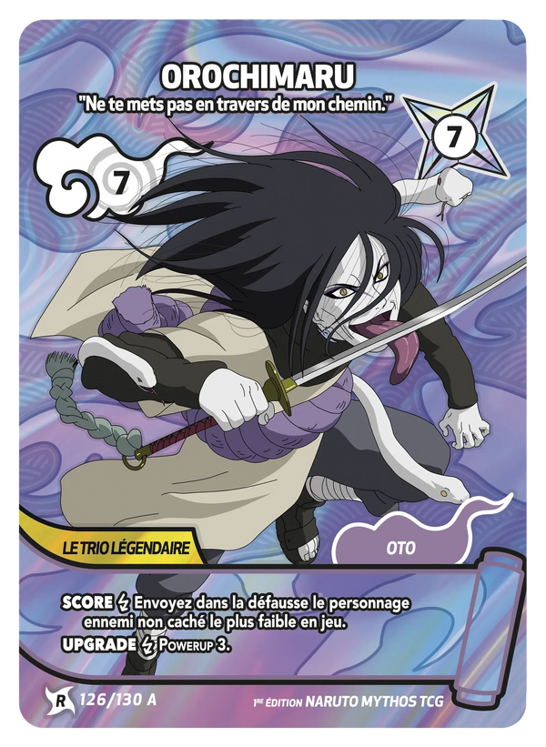 Orochimaru — Ne te mets pas en travers de mon chemin. (Naruto Mythos 126/130)