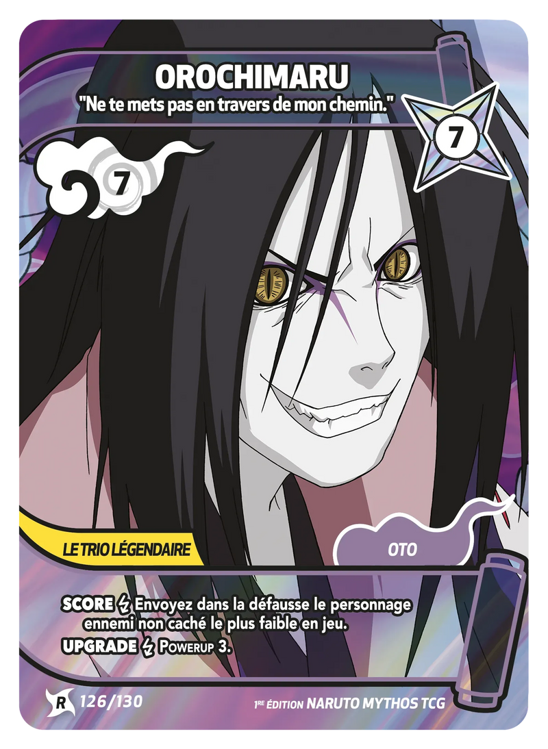 126/130 - Orochimaru - Ne te mets pas en travers de mon chemin.