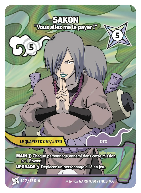 Sakon — Vous allez me le payer ! (Naruto Mythos 127/130)