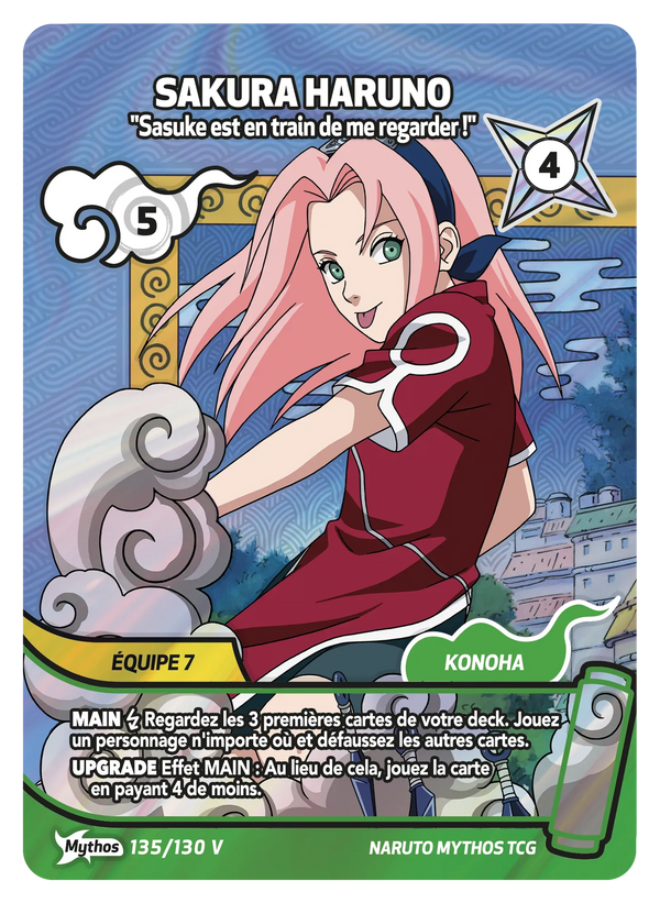 Sakura Haruno — Sasuke est en train de me regarder ! (Naruto Mythos 135/130)