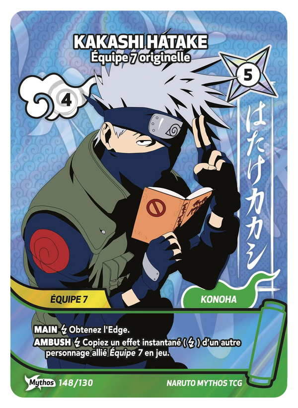 Kakashi Hatake — Équipe 7 originelle (Naruto Mythos 148/130)