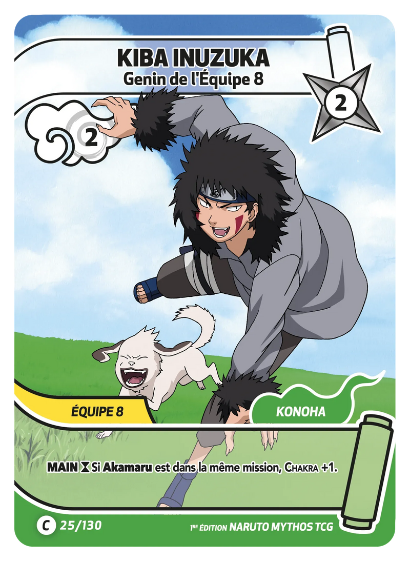 025/130 - Kiba Inuzuka - Genin de l'Équipe 8