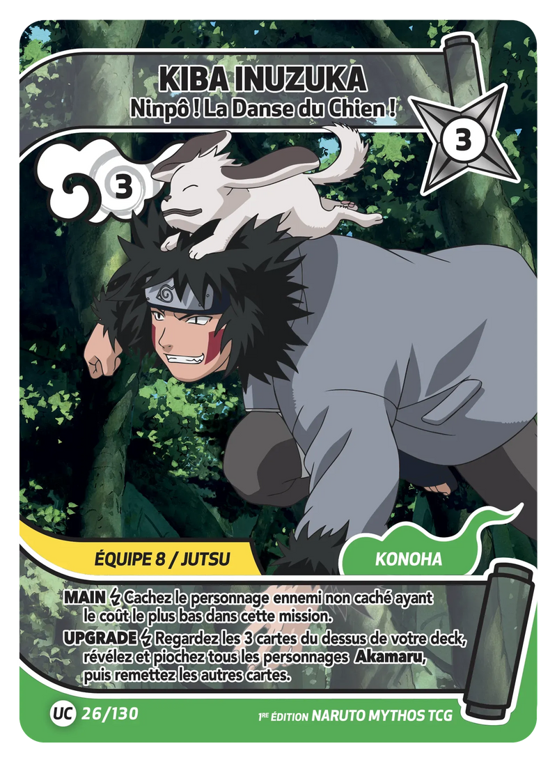 026/130 - Kiba Inuzuka - Ninpô ! La Danse du Chien !