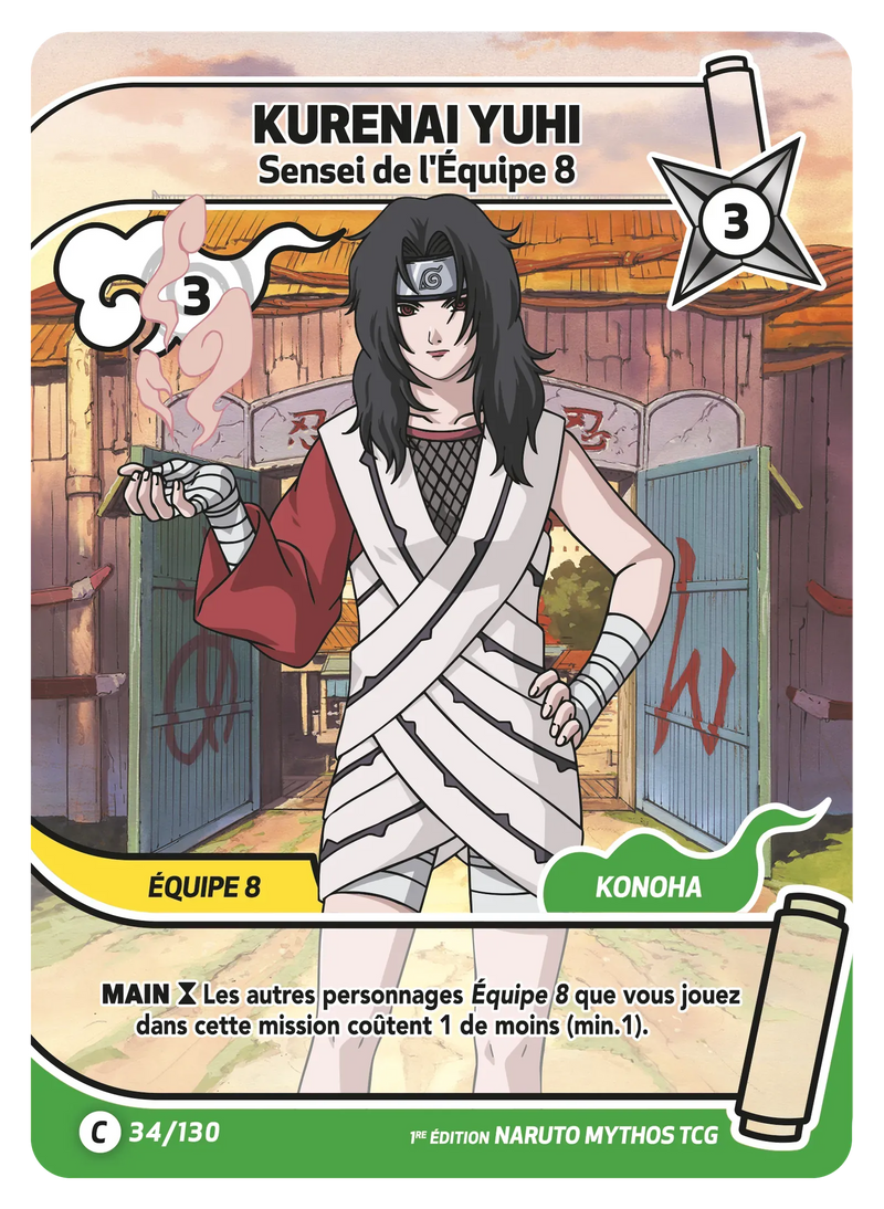 034/130 - Kurenai Yuhi - Sensei de l'Équipe 8