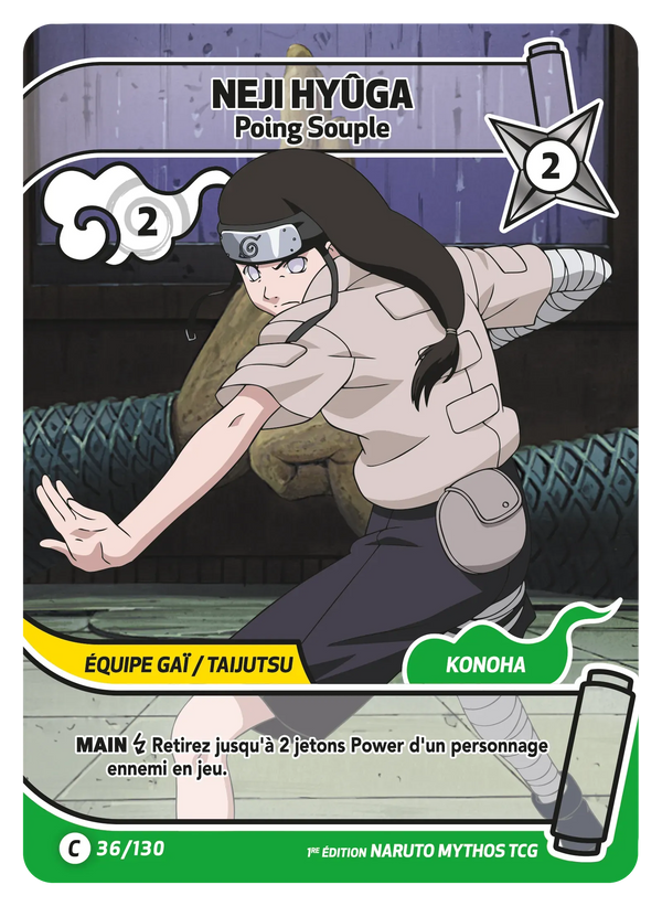 Neji Hyûga — Poing Souple (Naruto Mythos 036/130)