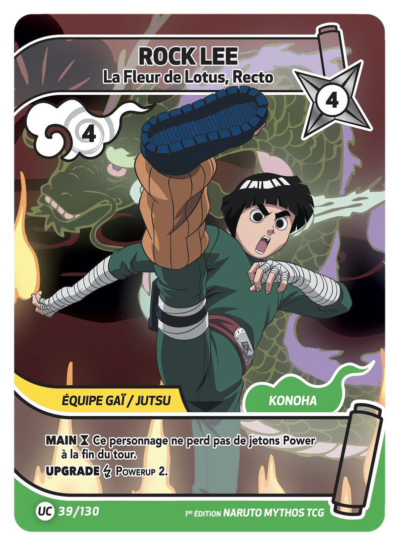 039/130 - Rock Lee - La Fleur du Lotus, Recto