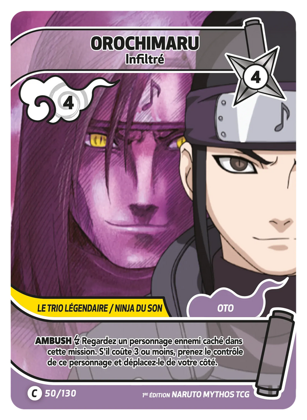 Orochimaru — Infiltré (Naruto Mythos 050/130)