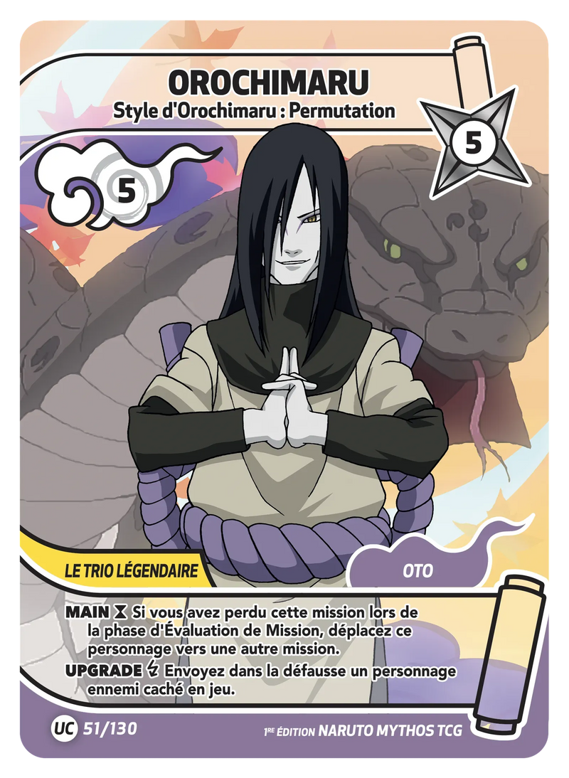 051/130 - Orochimaru - Style d'Orochimaru : Permutation