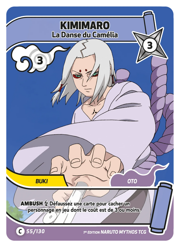Kimimaro — La Danse du Camélia (Naruto Mythos 055/130)