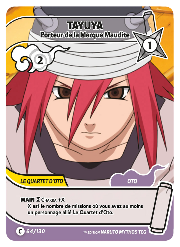 Tayuya — Porteur de la Marque Maudite (Naruto Mythos 064/130)