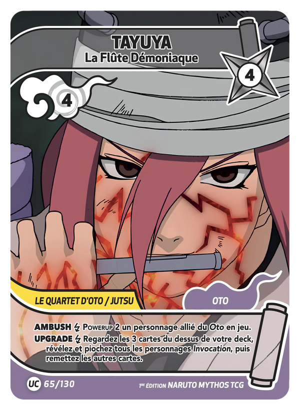Tayuya — La Flûte Démoniaque (Naruto Mythos 065/130)