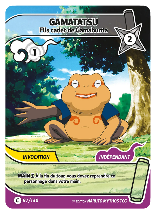 Gamatatsu — Fils cadet de Gamabunta (Naruto Mythos 097/130)