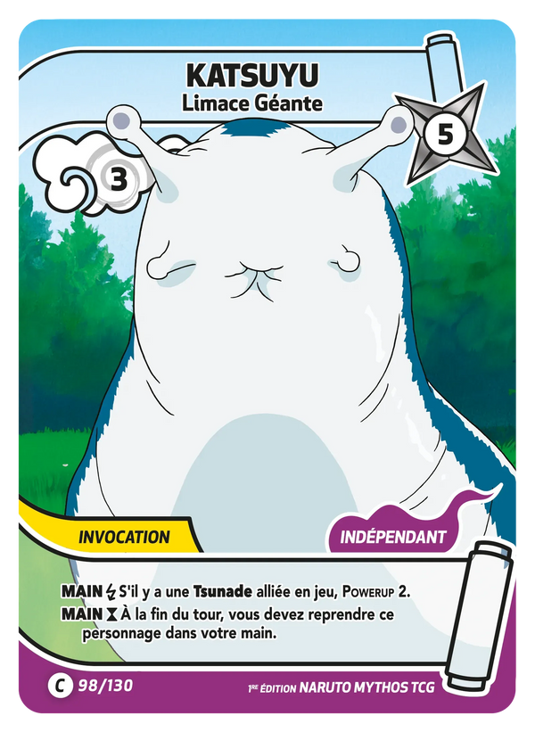 Katsuyu — Limace Géante (Naruto Mythos 098/130)