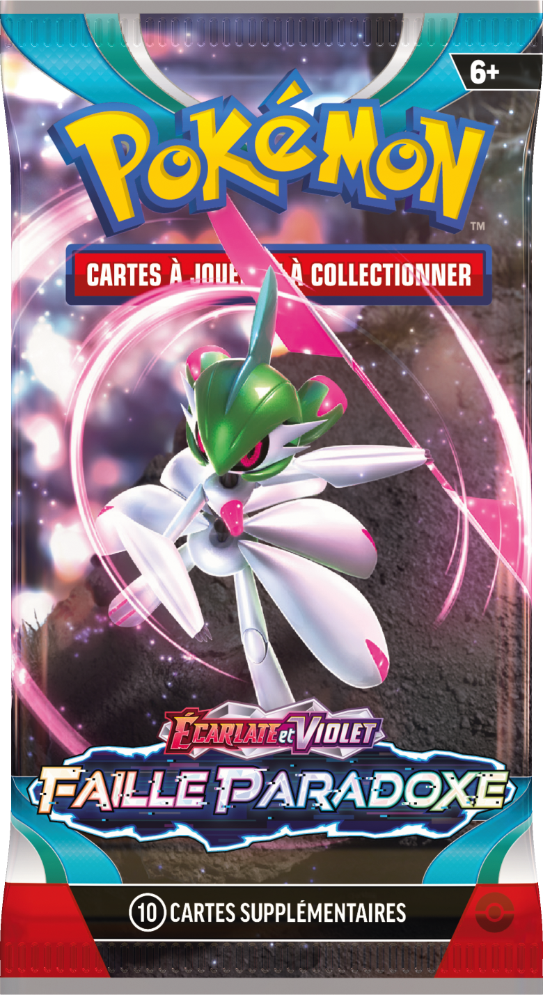 Booster Pokémon Faille Paradoxe illustration Garde-de-Fer, scellé français