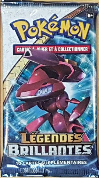 Booster Pokémon Légendes Brillantes illustration Genesect, scellé français