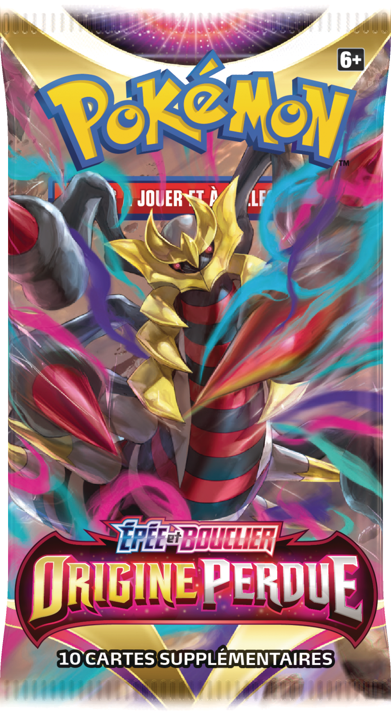 Booster Pokémon Origine Perdue illustration Giratina Forme Originelle, scellé français