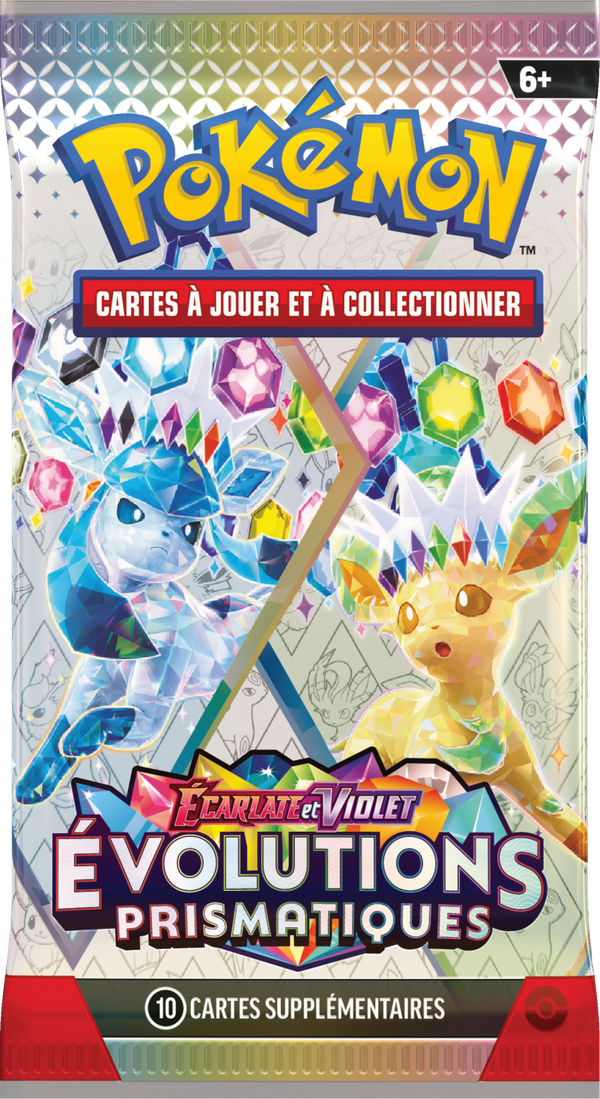 Booster Pokémon Évolutions Prismatiques illustration Givrali Et Phyllali, scellé français