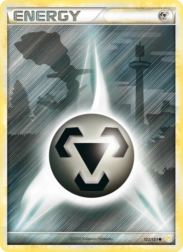122/123 - Énergie Métal — Carte Pokémon HeartGold SoulSilver 122/123