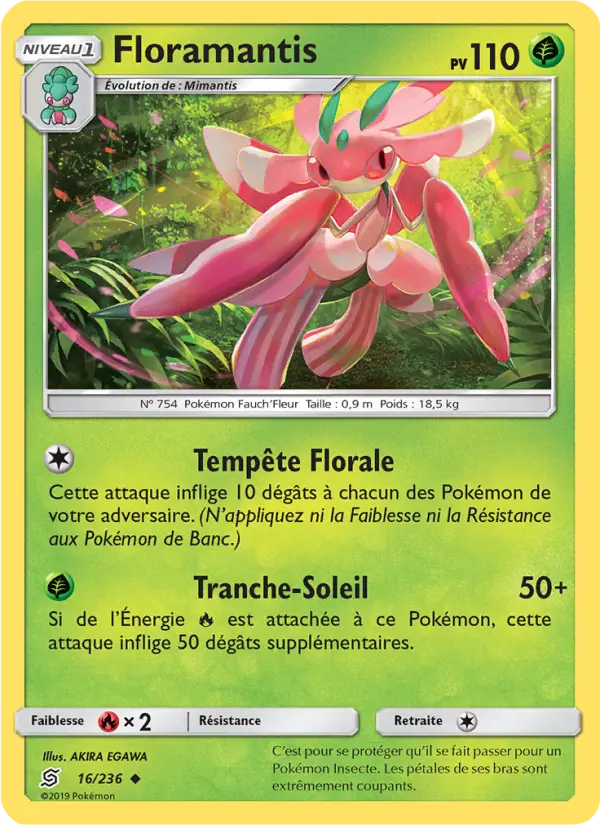 016/236 - Floramantis — Carte Pokémon Harmonie des Esprits 16/236