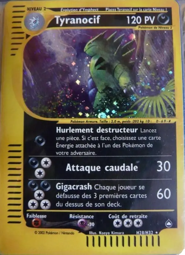 Tyranocif — Carte Pokémon H28 Aquapolis