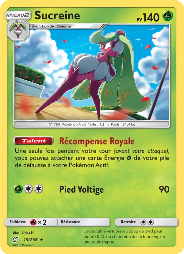 Sucreine — Carte Pokémon 19 Harmonie des Esprits