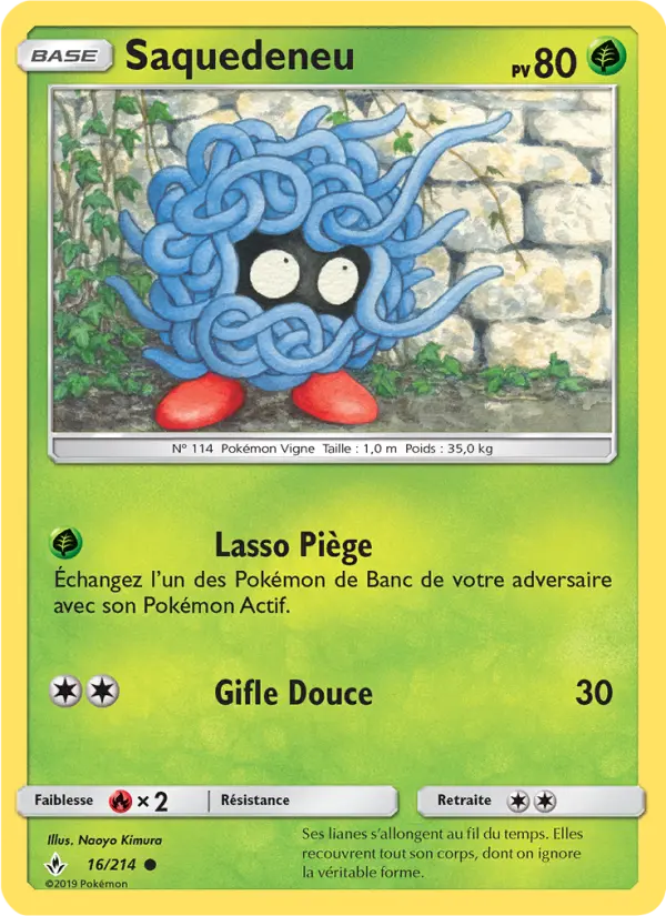 016/214 - Saquedeneu — Carte Pokémon Alliance Infaillible 16/214
