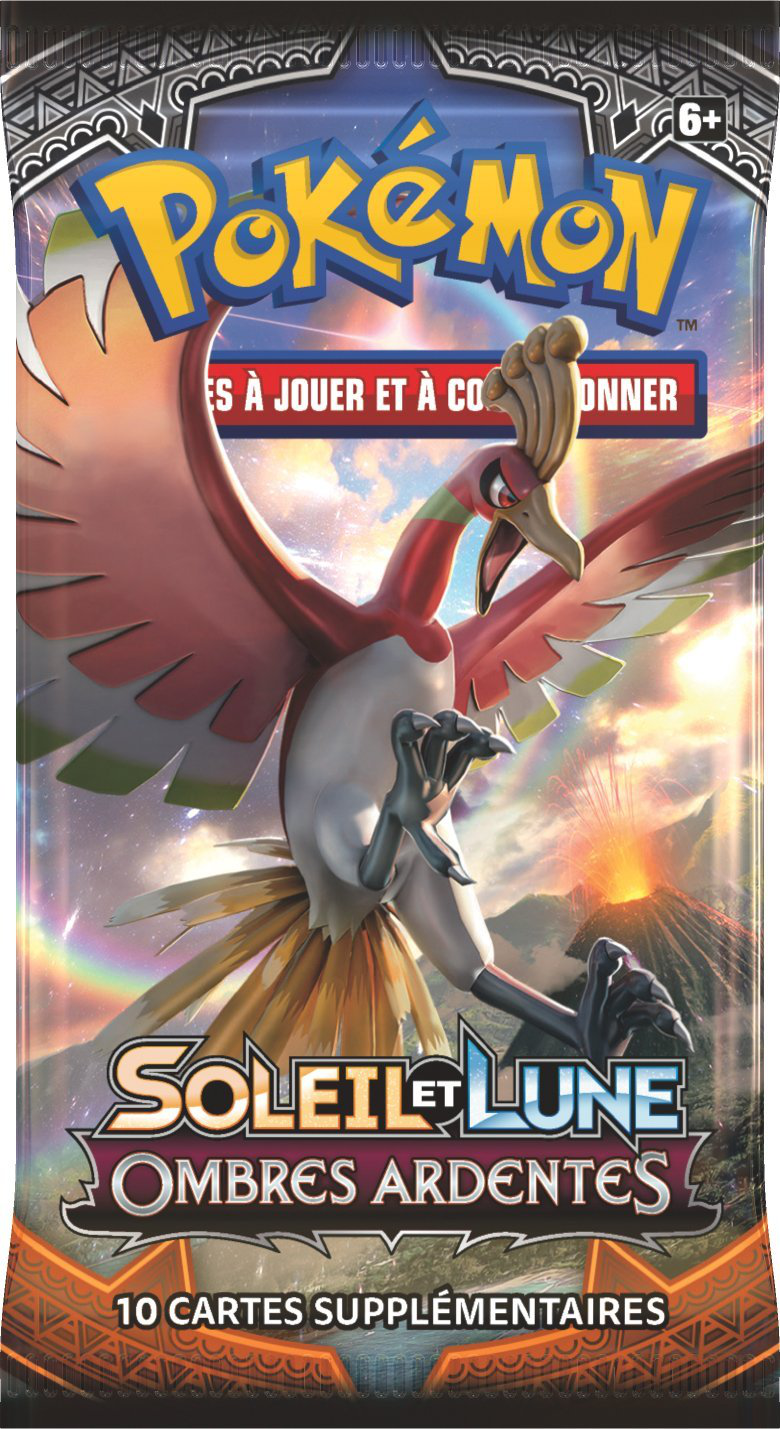 Booster Pokémon Ombres Ardentes illustration Ho-Oh, scellé français