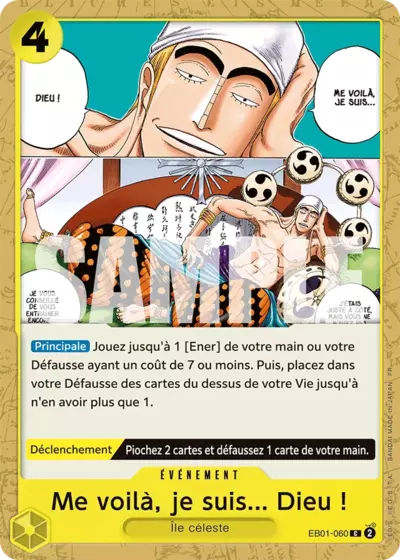 EB01-060 - Me voilà, je suis... Dieu ! — Carte One Piece Premium Booster — The Best Vol.2 060