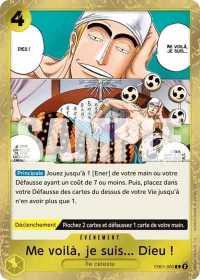 EB01-060 - Me voilà, je suis... Dieu ! V2 — Carte One Piece Premium Booster — The Best Vol.2 060