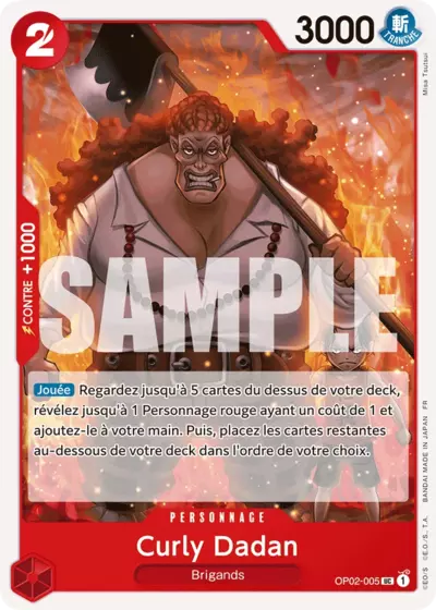 OP02-005 - Curly Dadan — Carte One Piece Premium Booster — The Best Vol.2 005