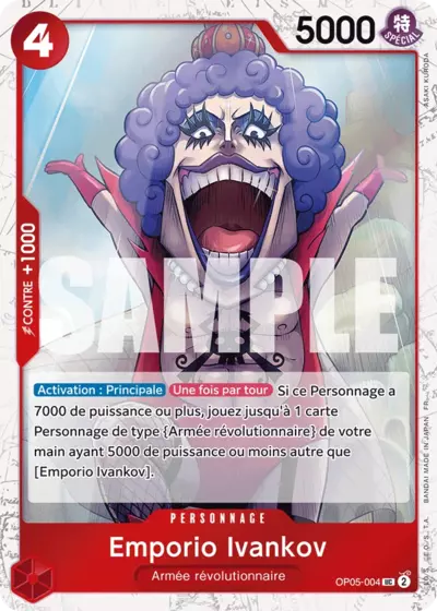 OP05-004 - Emporio Ivankov V2 — Carte One Piece Premium Booster — The Best Vol.2 004