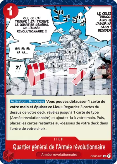 OP05-021 - Quartier général de l'Armée révolutionnaire — Carte One Piece Premium Booster — The Best Vol.2 021