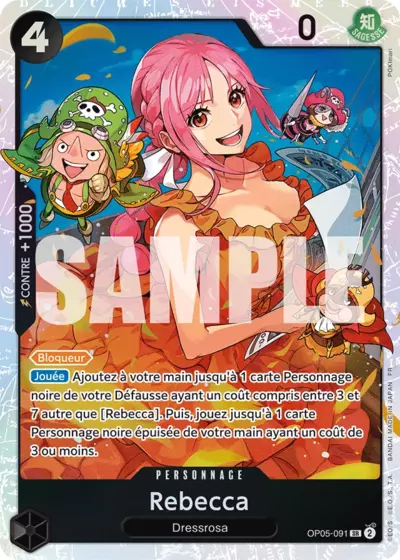 OP05-091 - Rebecca — Carte One Piece Premium Booster — The Best Vol.2 091