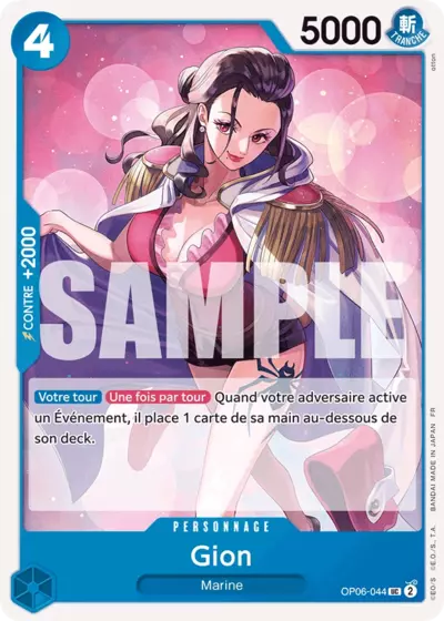 OP06-044 - Gion — Carte One Piece Premium Booster — The Best Vol.2 044
