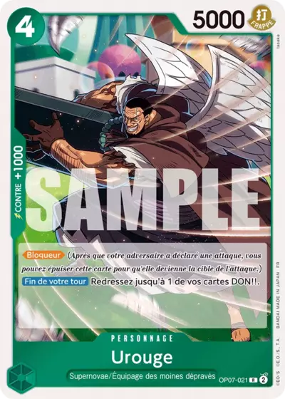 OP07-021 - Urouge — Carte One Piece Premium Booster — The Best Vol.2 021