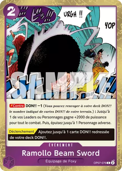 OP07-076 - Ramollo Beam Sword V2