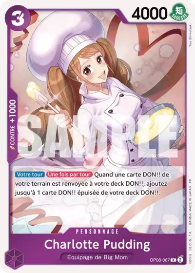 OP08-067 - Charlotte Pudding — Carte One Piece Premium Booster — The Best Vol.2 067