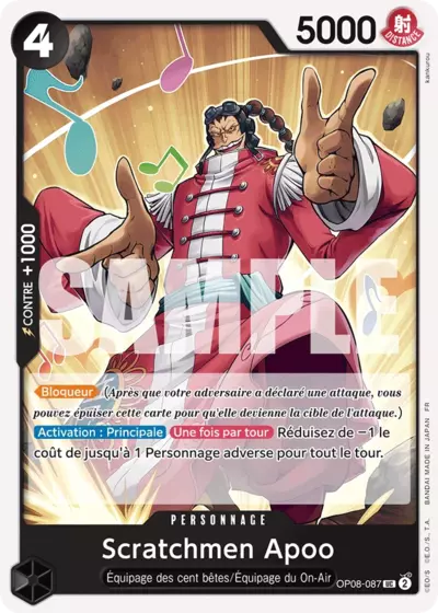 OP08-087 - Scratchmen Apoo