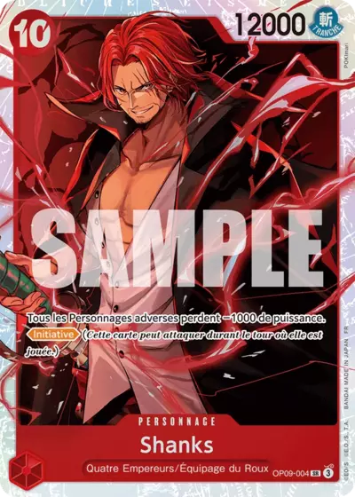 OP09-004 - Shanks — Carte One Piece Premium Booster — The Best Vol.2 004