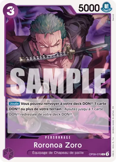 OP09-076 - Roronoa Zoro