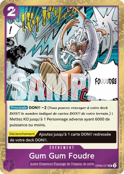 OP09-077 - Gum Gum Foudre V2