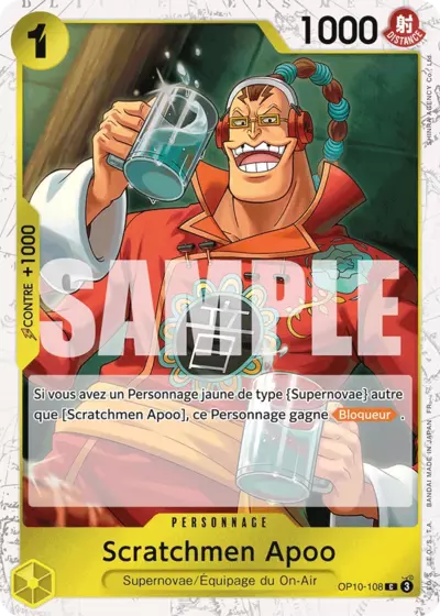 OP10-108 - Scratchmen Apoo V2 — Carte One Piece Premium Booster — The Best Vol.2 108