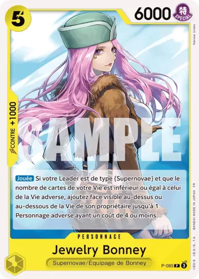P-085 - Jewelry Bonney — Carte One Piece Premium Booster — The Best Vol.2 085