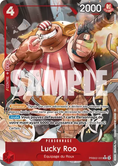 PRB02-003 - Lucky Roo V2 (PRB02 Parallèle) — Carte One Piece Premium Booster — The Best Vol.2 003