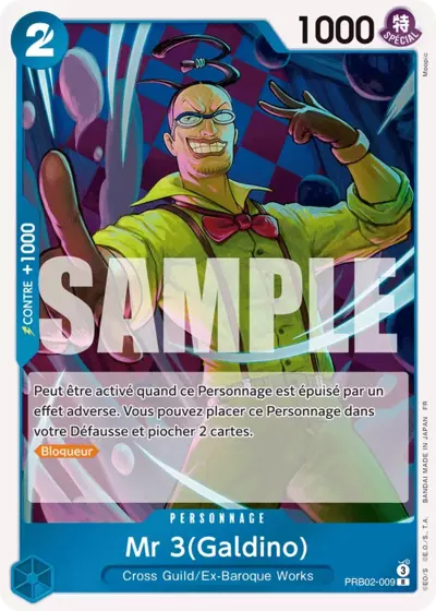 PRB02-009 - Mr 3 (Galdino) — Carte One Piece Premium Booster — The Best Vol.2 009