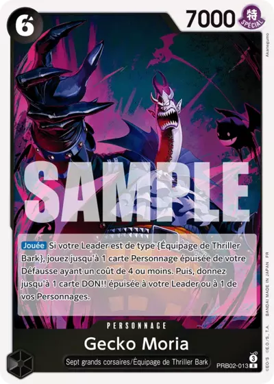 PRB02-013 - Gecko Moria — Carte One Piece Premium Booster — The Best Vol.2 013