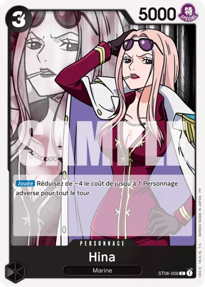 ST06-008 - Hina — Carte One Piece Premium Booster — The Best Vol.2 008