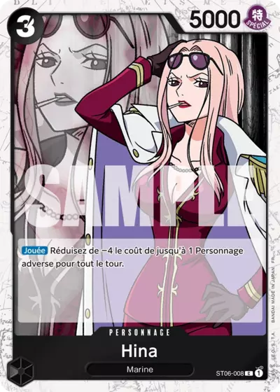 ST06-008 - Hina V2 — Carte One Piece Premium Booster — The Best Vol.2 008